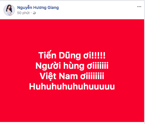 Sao Việt, sao Việt chúc mừng U23 Việt Nam, U23 Việt Nam